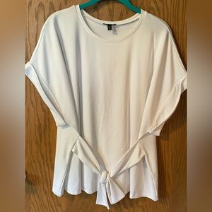 White tie blouse - size large